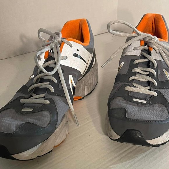 Men's NIKE sz 12 FLYWIRE H2O repel Structure 15~ Greyish-Orange -- - Picture 4 of 9